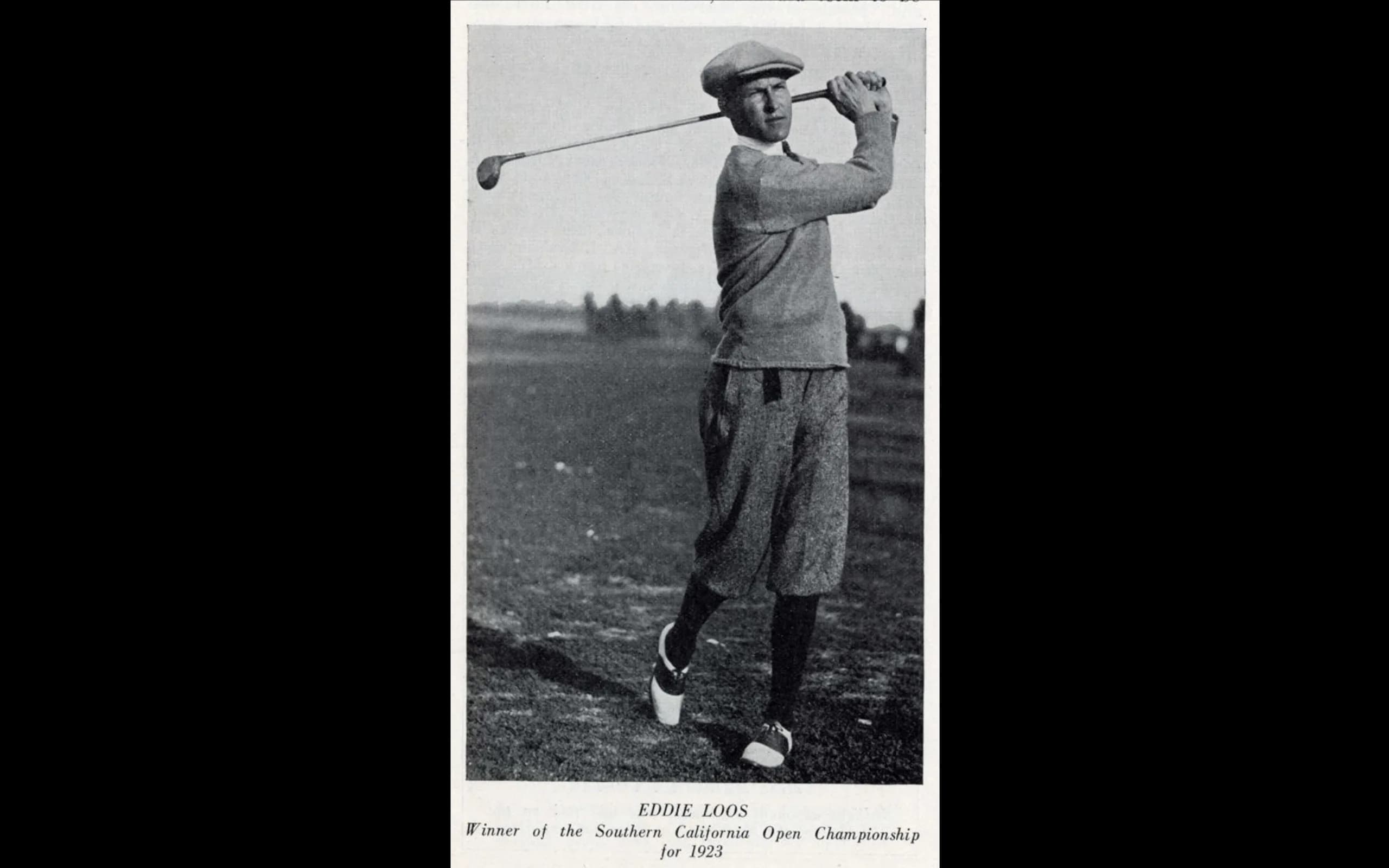 Players of the times and Pasadena Golf Club professional Leo Diegel 