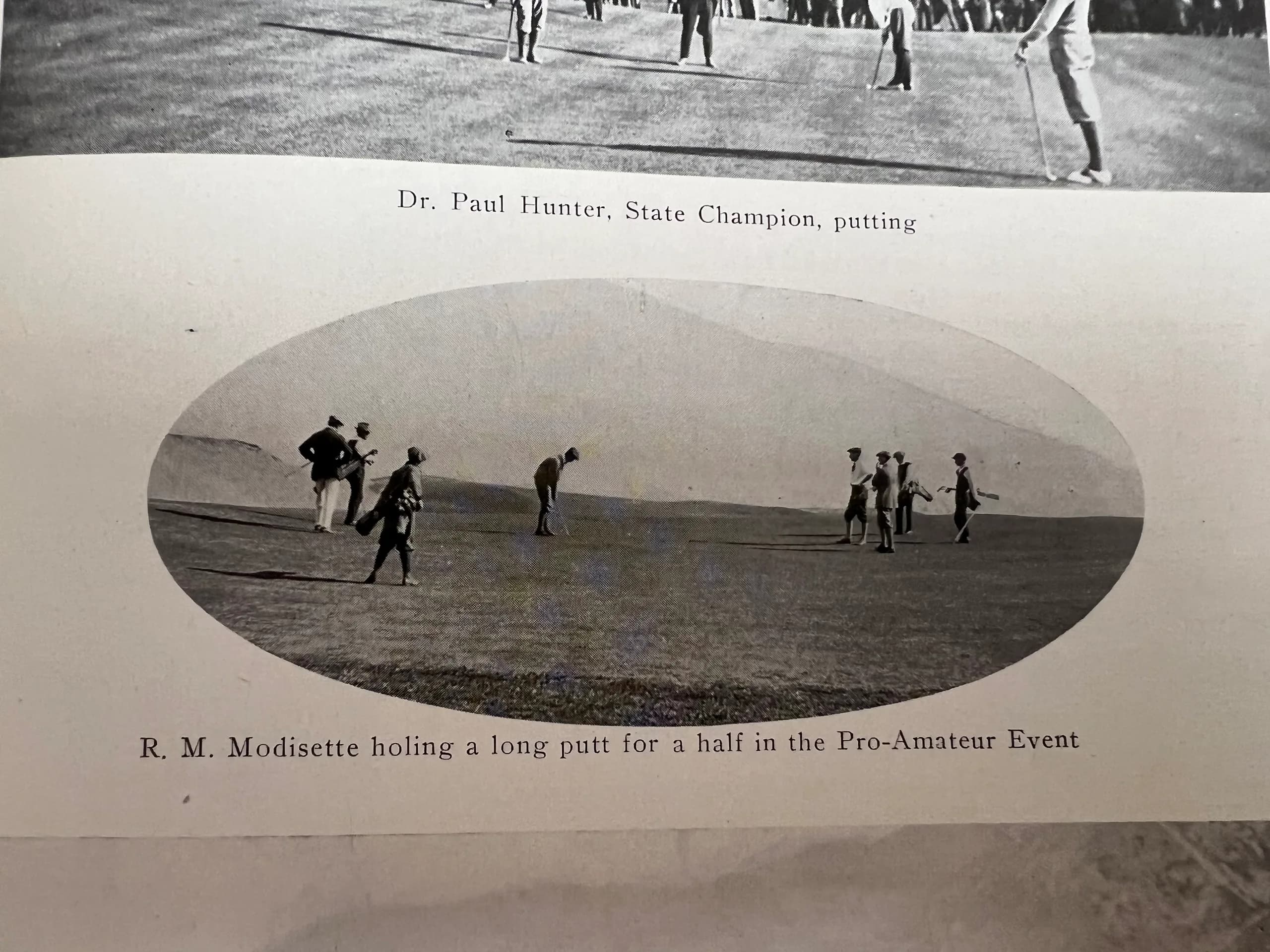Aerial views of the course through the years
