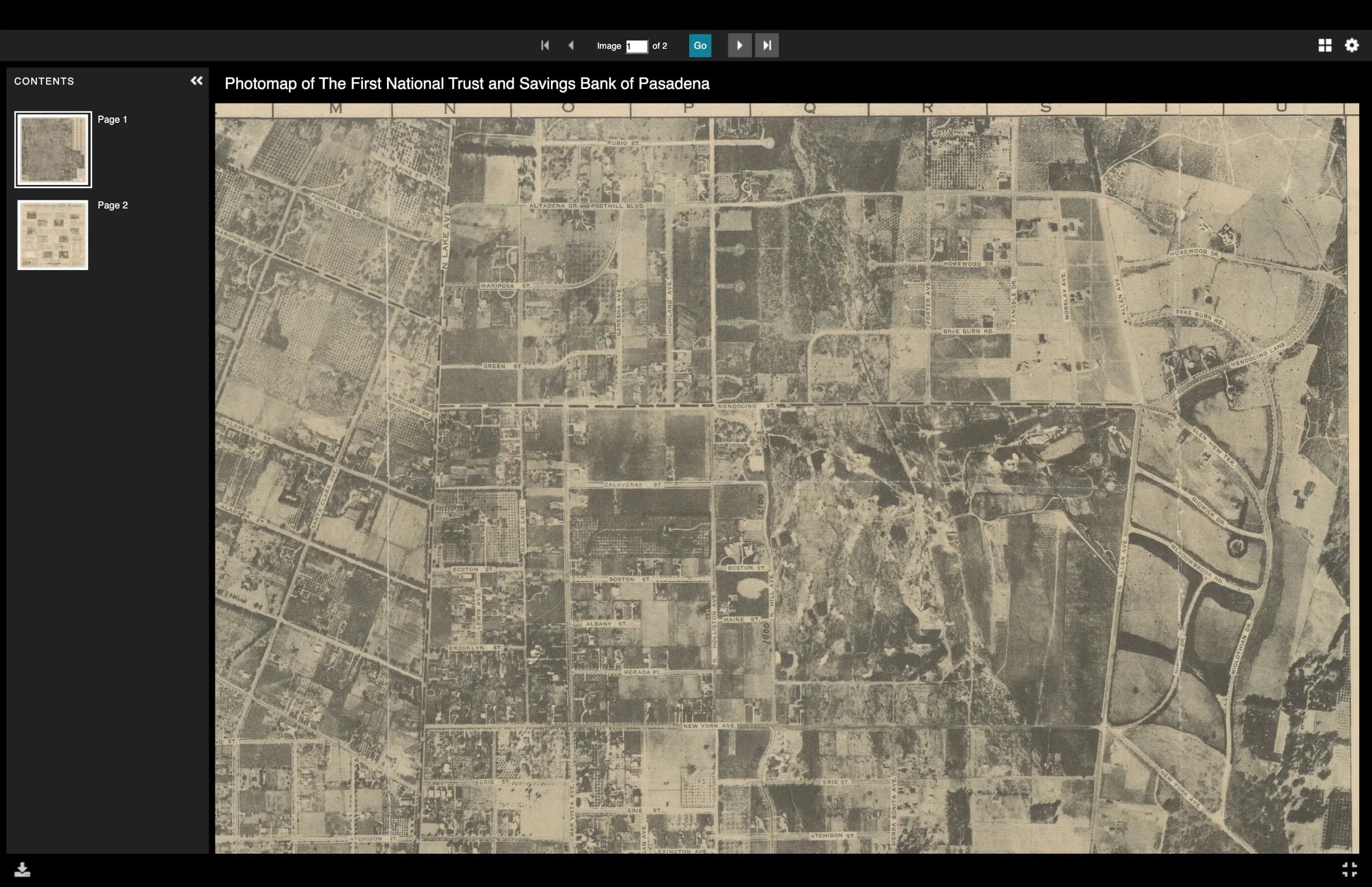 Aerial views of the course through the years