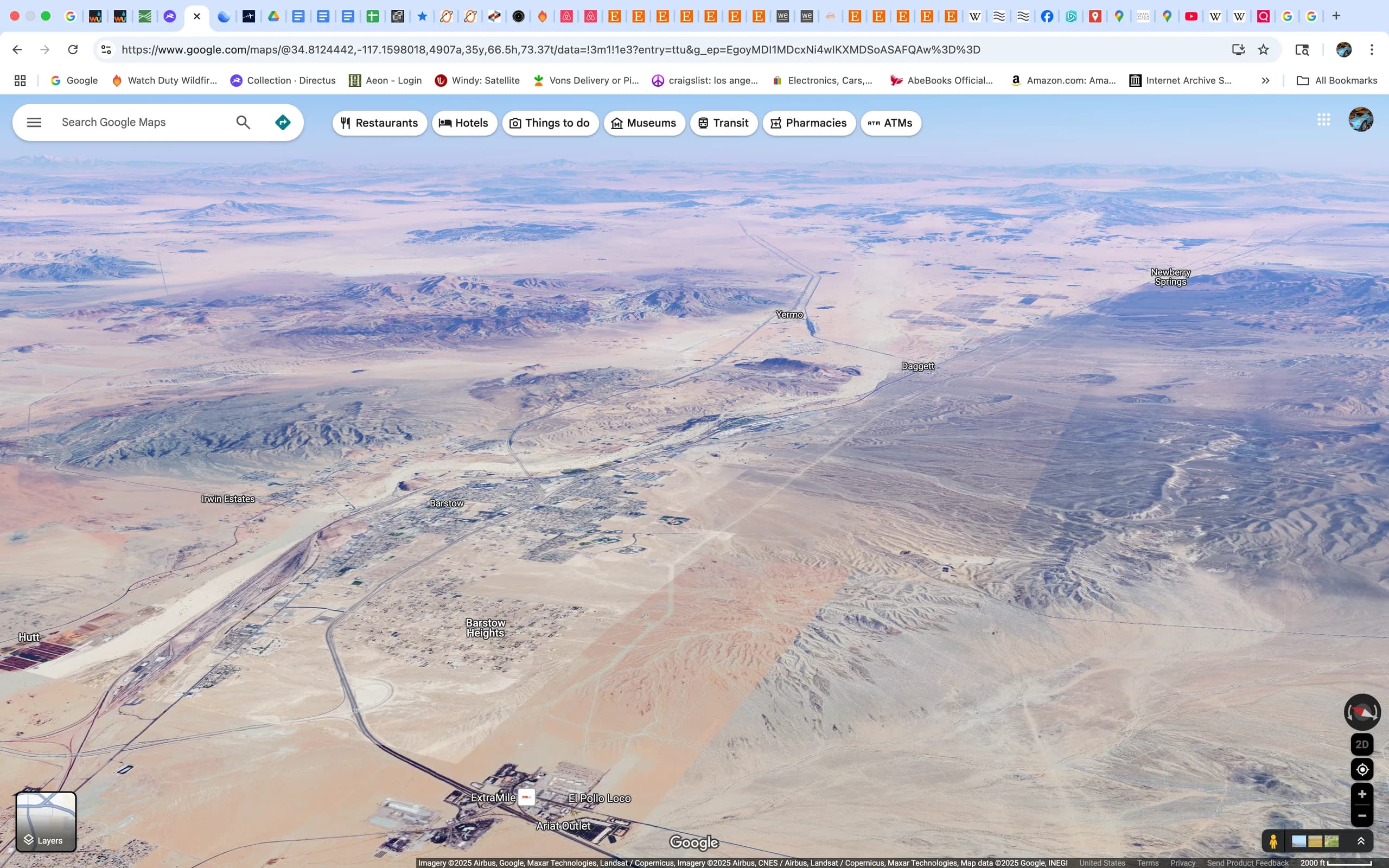Barstow, The Mojave Desert and the Mojave river