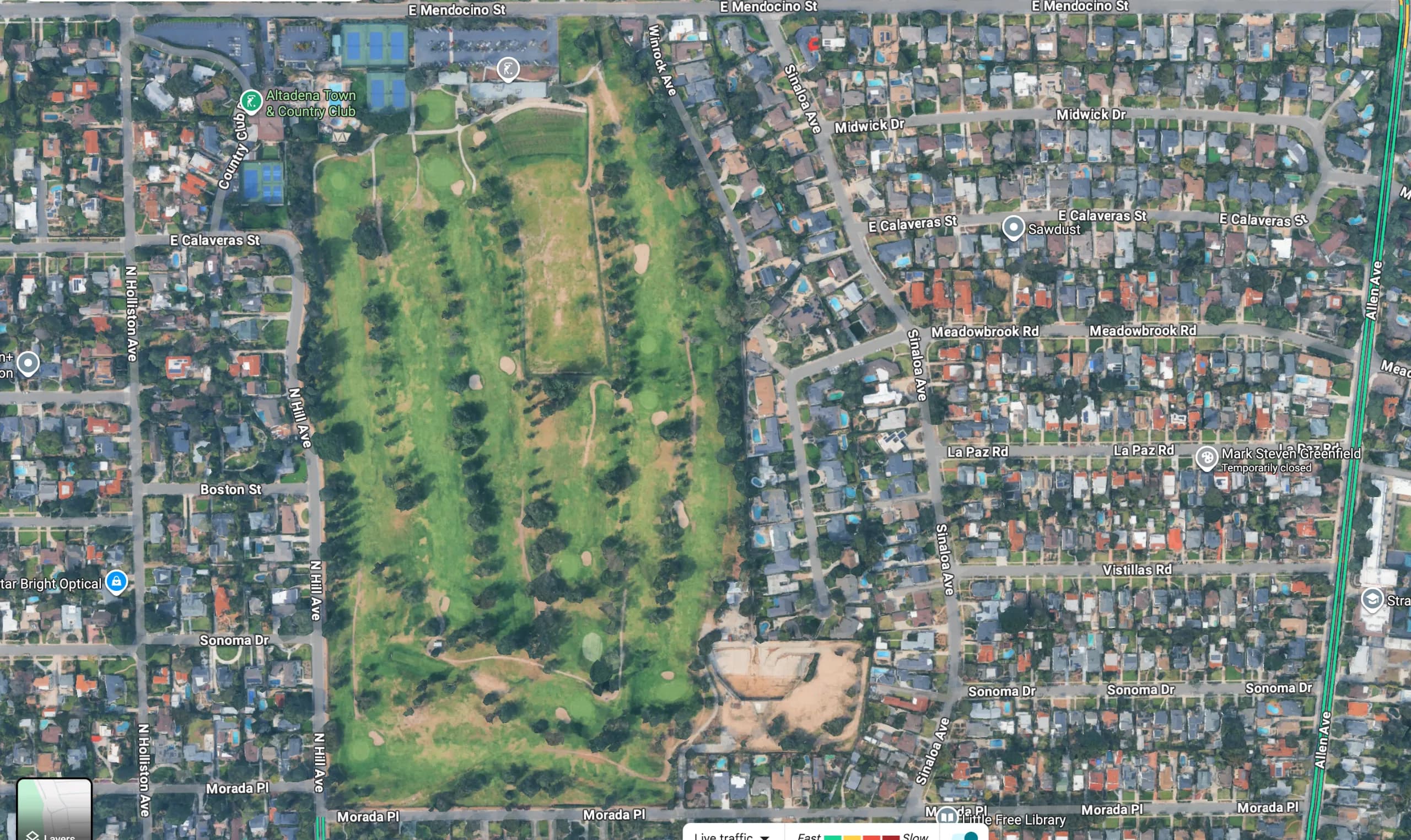 Course Layouts over the years and perspective  — After