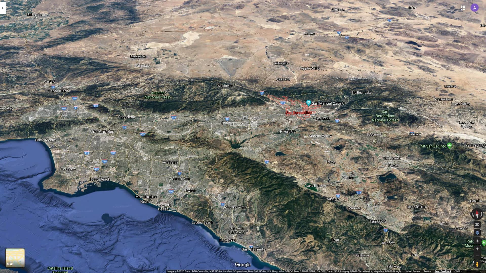 Pasadena to Palm Springs Driving Tour