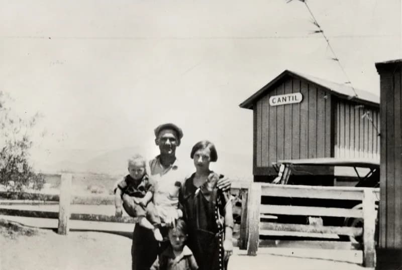 Damkeeper Tony Harnischfeger family cabin - about 500 yards downstream from dam base