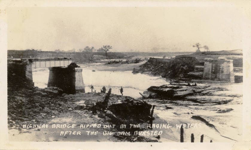 Bridge Across Castaic Creek After Flood 2