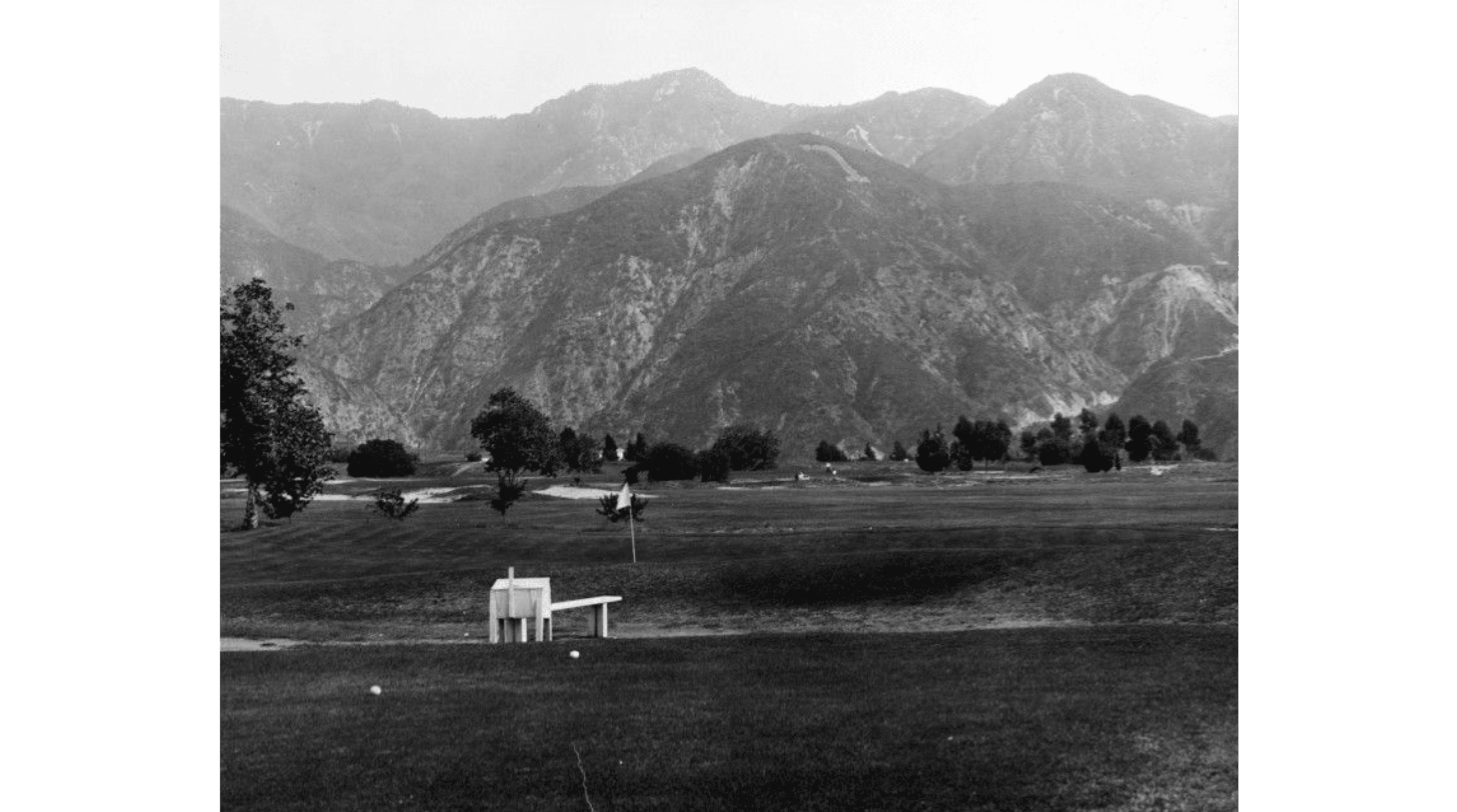 1920 - SW looking NE. Then 5th tee in foreground and 4th Green with pin beyond.