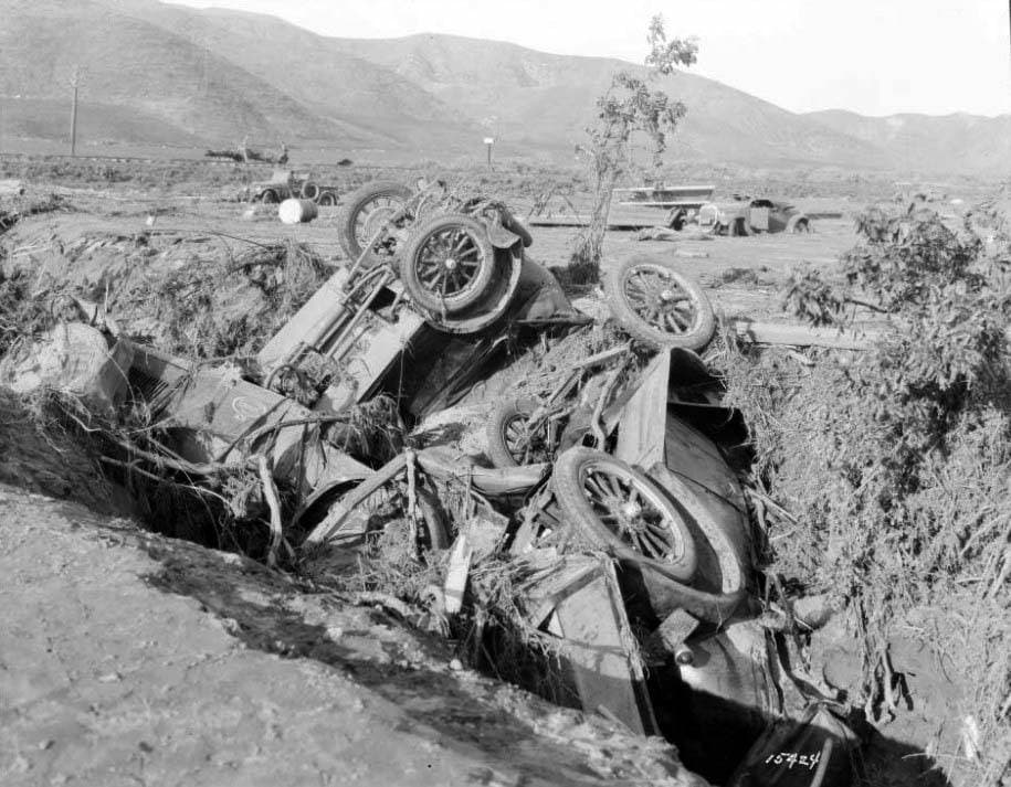 Kemp Automobiles Upended and Buried