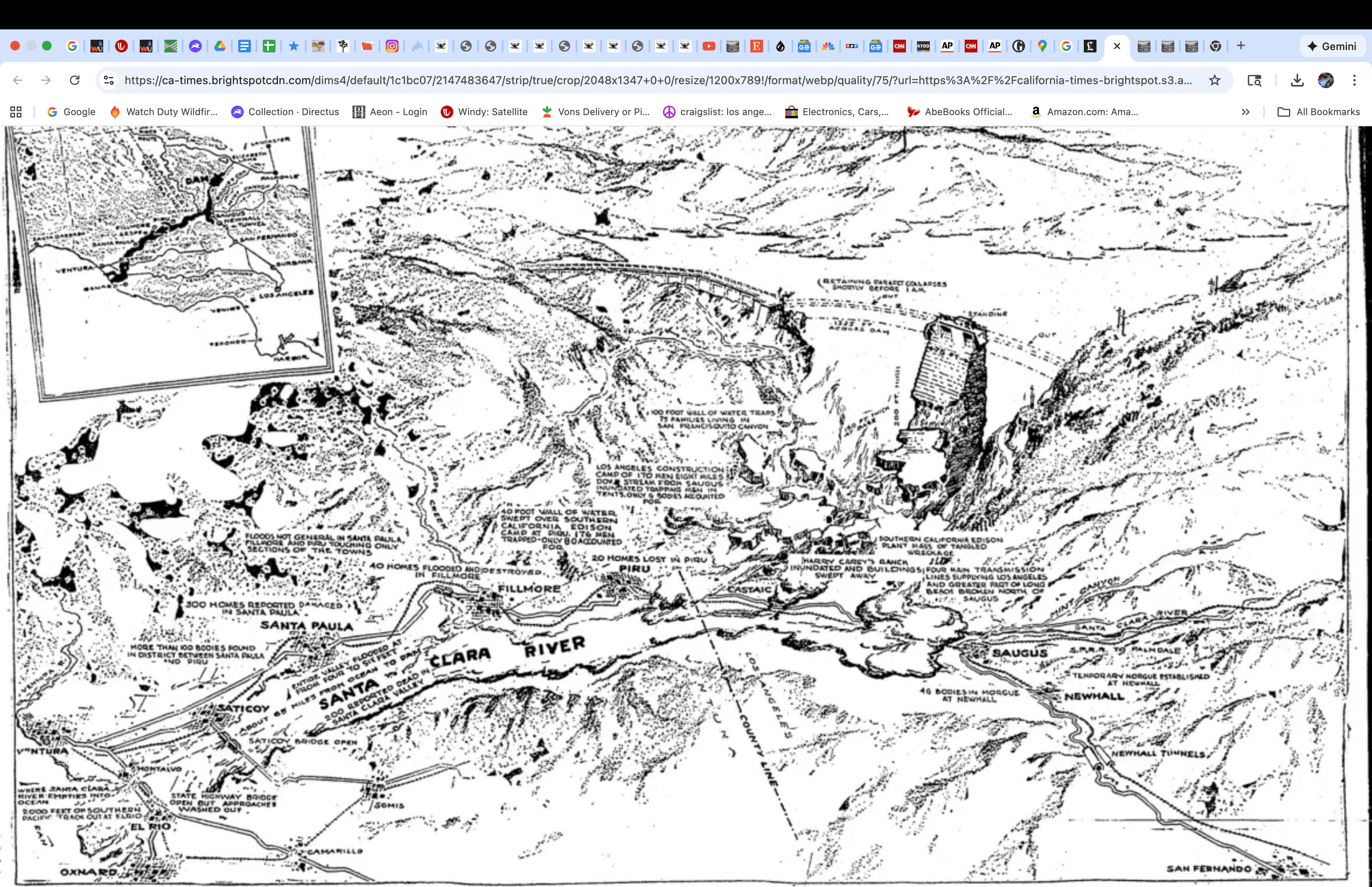 St Francis Disaster Picture Story La Times